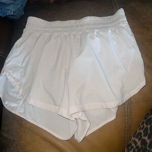 Light pink lululemon shorts